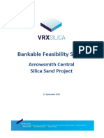 Report-Bankable FS-Silica Sand Project of VRX