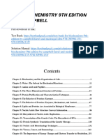 Biochemistry 9th Edition Campbell Solutions Manual 1