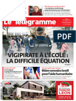 Journal Le Telegramme Brest 19-10-2023