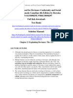 Solution Manual For Deviance Conformity and Social Control in Canada Canadian 4th Edition by Bereska ISBN 013309829X 9780133098297