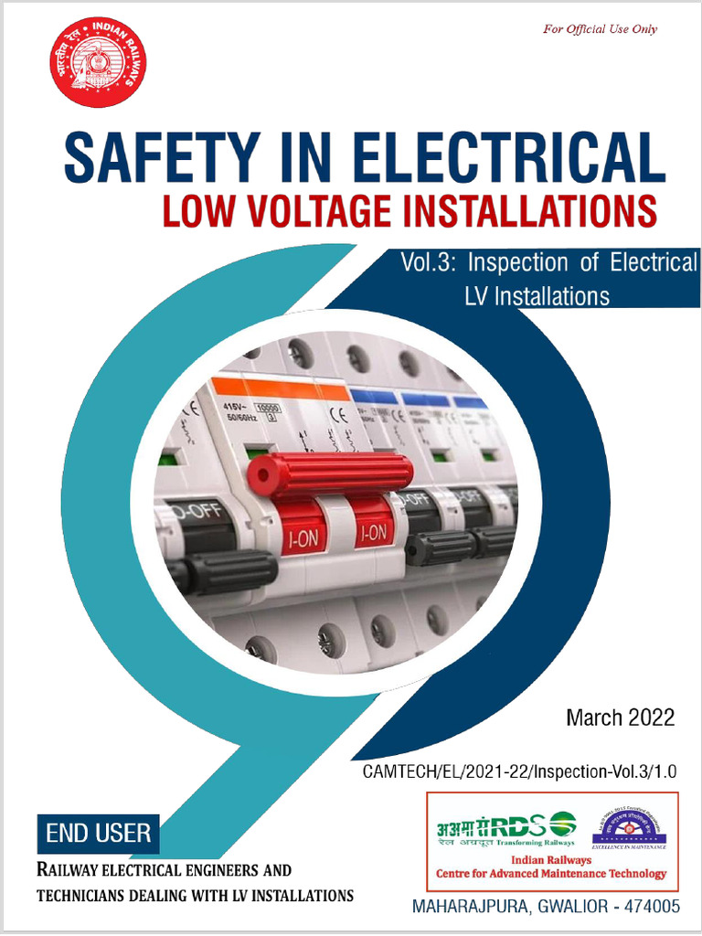 Vol3 Inspection of Electrical LV Installations PDF Electrical