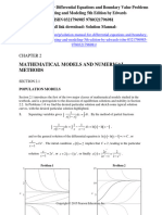 Solution Manual For Differential Equations and Boundary Value Problems Computing and Modeling 5th Edition by Edwards ISBN 0321796985 9780321796981