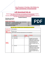 Diversity in Families 10th Edition Zinn Test Bank 1