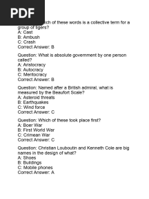 The Chase RP Questions