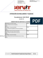 Procedimiento - Atención de Reclamos y Quejas