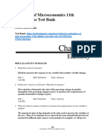 Principles of Microeconomics 11th Edition Case Test Bank 1