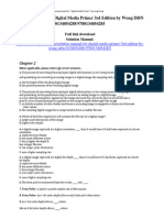 Solution Manual For Digital Media Primer 3rd Edition by Wong ISBN 0134054288 9780134054285