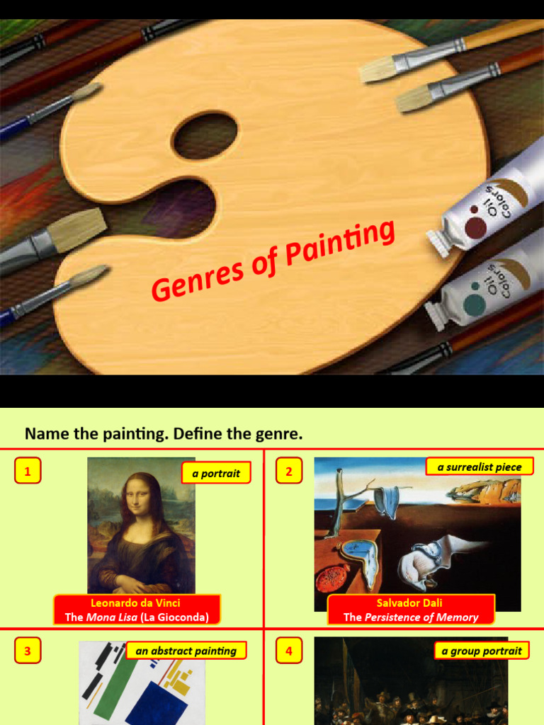 Genres of Paintings PDF