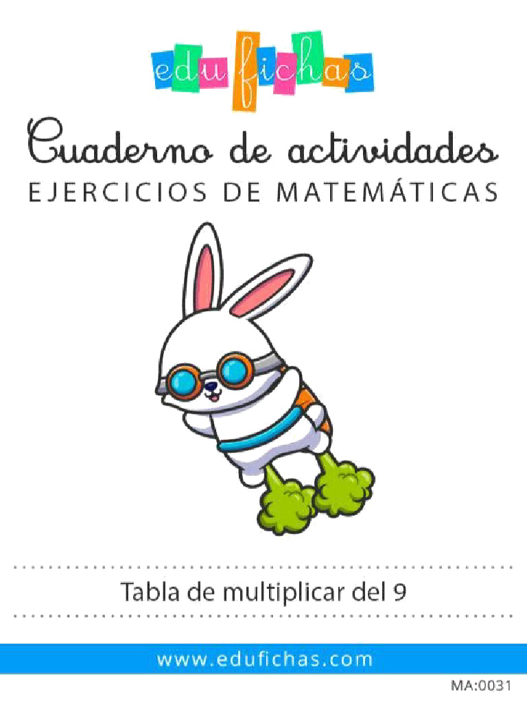 MA0031 Tabla Del 9 Edufichas PDF