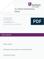 Seminar Slides - Models & Guidance On Michaelmas Group Summative