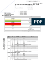 thời khóa biểu học tập