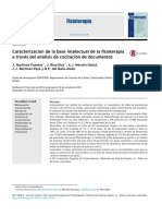 2014 Caracterización de La Base Intelectual de La Fisioterapia A Través Del Análisis de Cocitación de Documentos