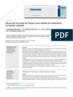 2014 Eficacia de Las Ondas de Choque Como Método de Tratamiento en Espolón Calcáneo