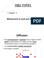 3 - Movement in and Out of Cells