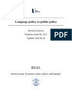 5 Language Policy As Public Policy Gazzoula