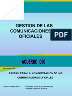 Acuerdo 060 GESTIÓN Y TRÁMITE