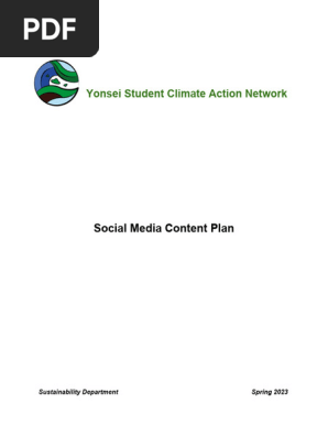 Social Media Content Plan