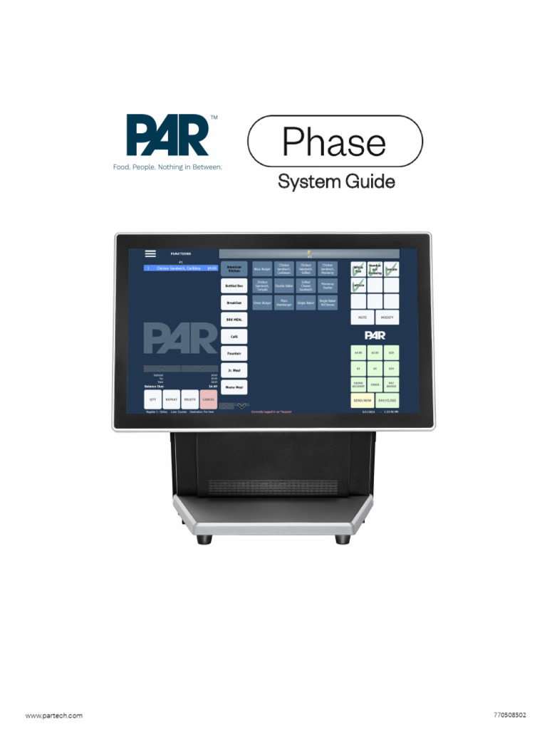 PAR Phase System Guide - 7705085B | PDF