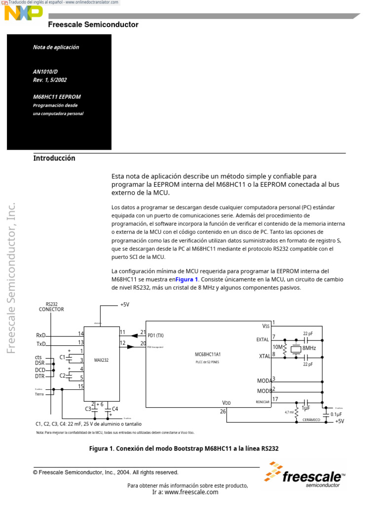 Programação EEPROM M68HC11 via PC | PDF