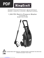 1,595 PSI Electric Pressure Washer: Item#3686-05 Model # QL-3100B