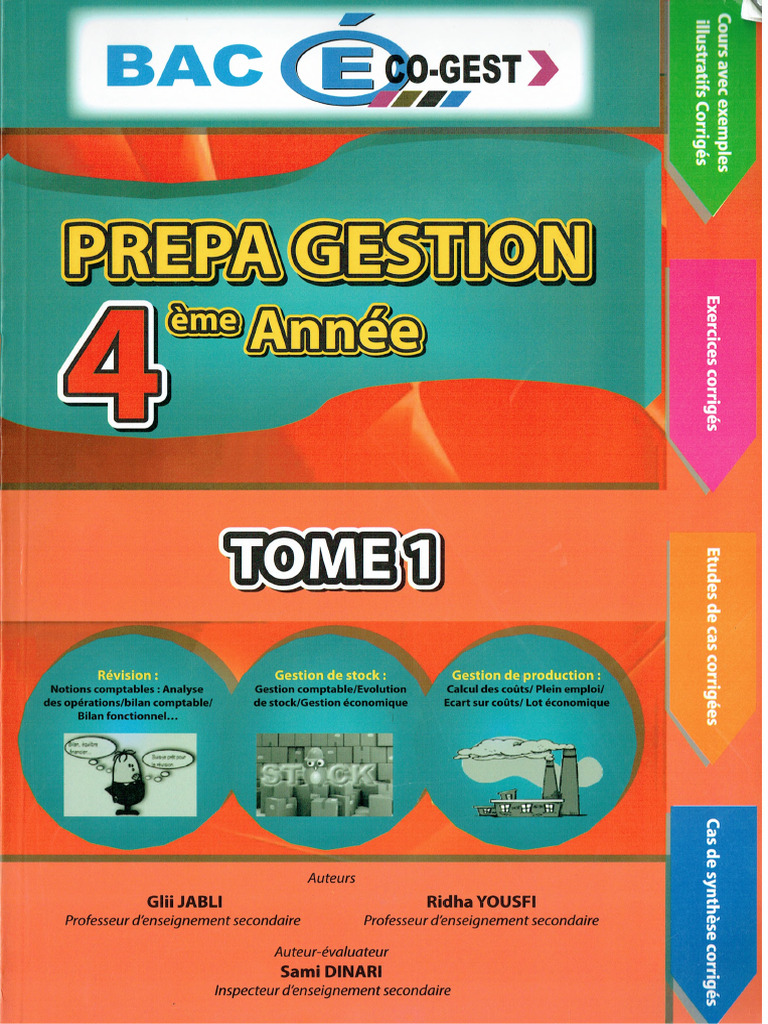 Prepa Gestion Bac Eco t1 | PDF