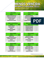 Valla Clausura Impares 18-10-2023