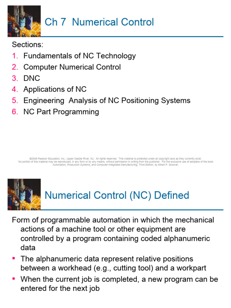 Chapter 7 Computer Numerical Control | PDF | Computer Programming ...