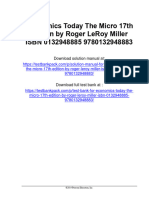 Economics Today The Micro 17th Edition Roger LeRoy Miller Solutions Manual 1