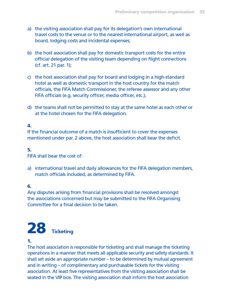 Fifa Regulation 37 | PDF