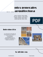ELEMENTOS GENERALES DE LA ARQUITECTURA Diapositiva