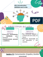 Taller Psicoeducación Habilidades para La Vida