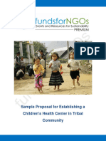 Sample Proposal For Children Health Center
