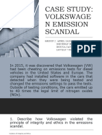 Case Study - Volkswagen Emission Scandal