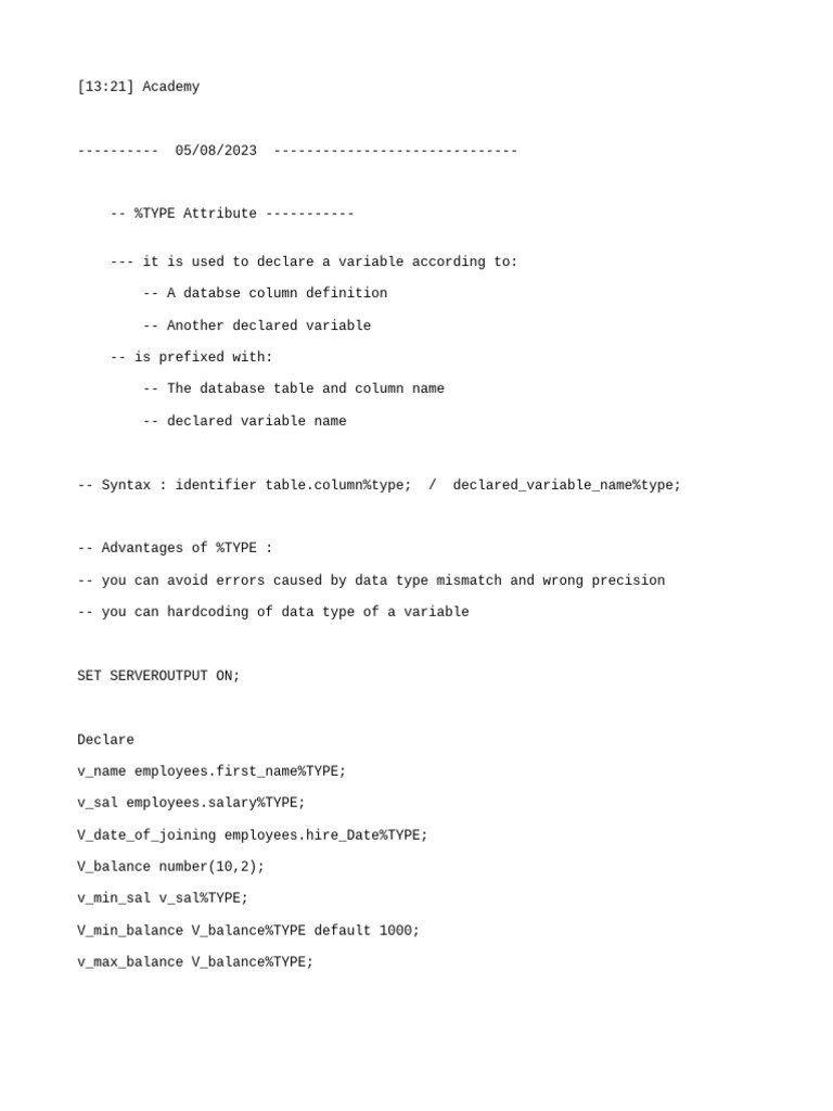 Plsql notes download free pdf pl sql boolean data type