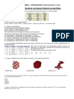 exercicios mudanca de estado fisico