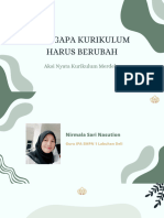 Aksi Nyata Nirmala - Menyebarkan Pemahaman Mengapa Kurikulum Harus Berubah PDF