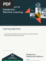 1 Introduction To Databricks Machine Learning