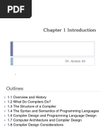 1 Basics of Compiler Design