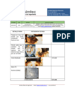 Informe de Visita Instalacion de Gas