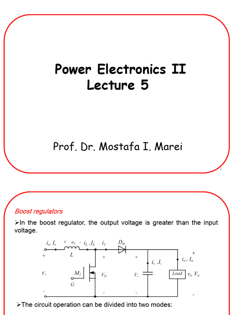 5 Boost Regulator | PDF