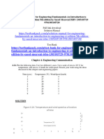 Solution Manual For Engineering Fundamentals An Introduction To Engineering SI Edition 5th Edition by Saeed Moaveni ISBN 1305105729 9781305105720