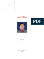 Algebra - (Libro - M. Sc. Rudy W. Mayta C.)