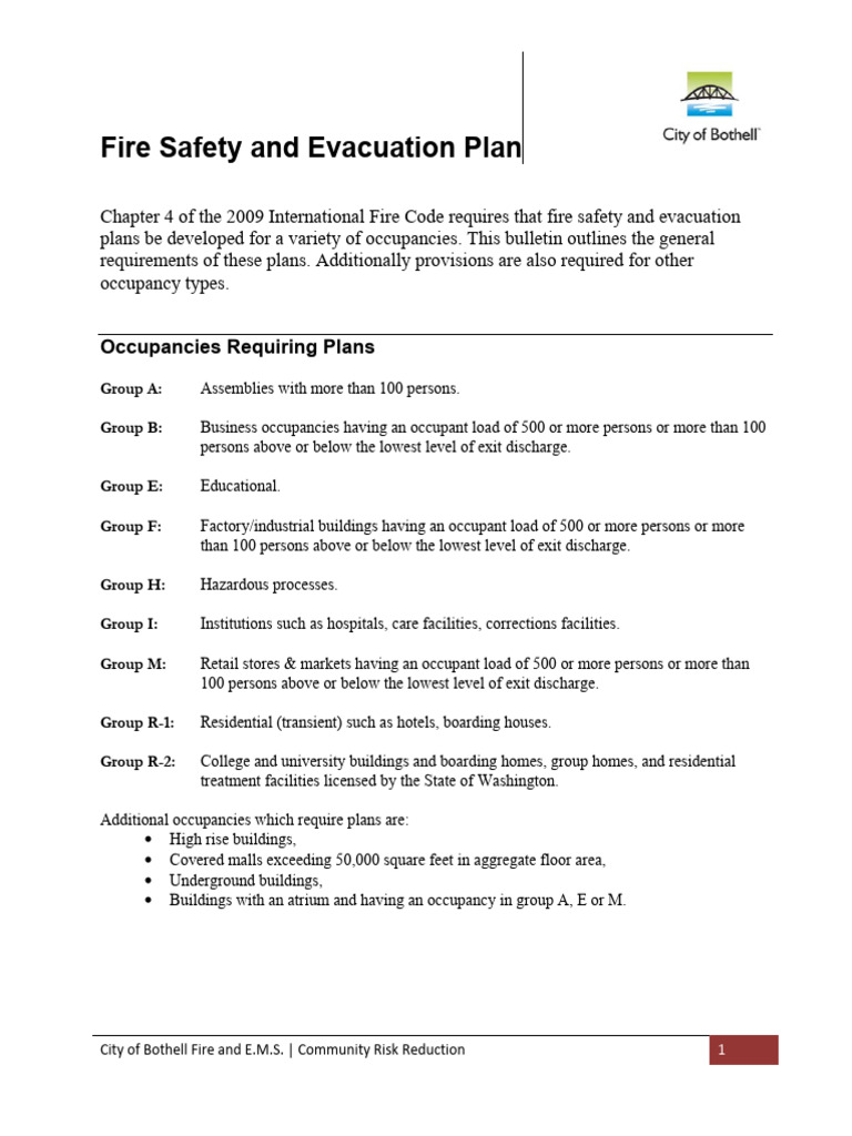 Fire Evacuation Plan PDF PDF Fire Safety Emergency Evacuation