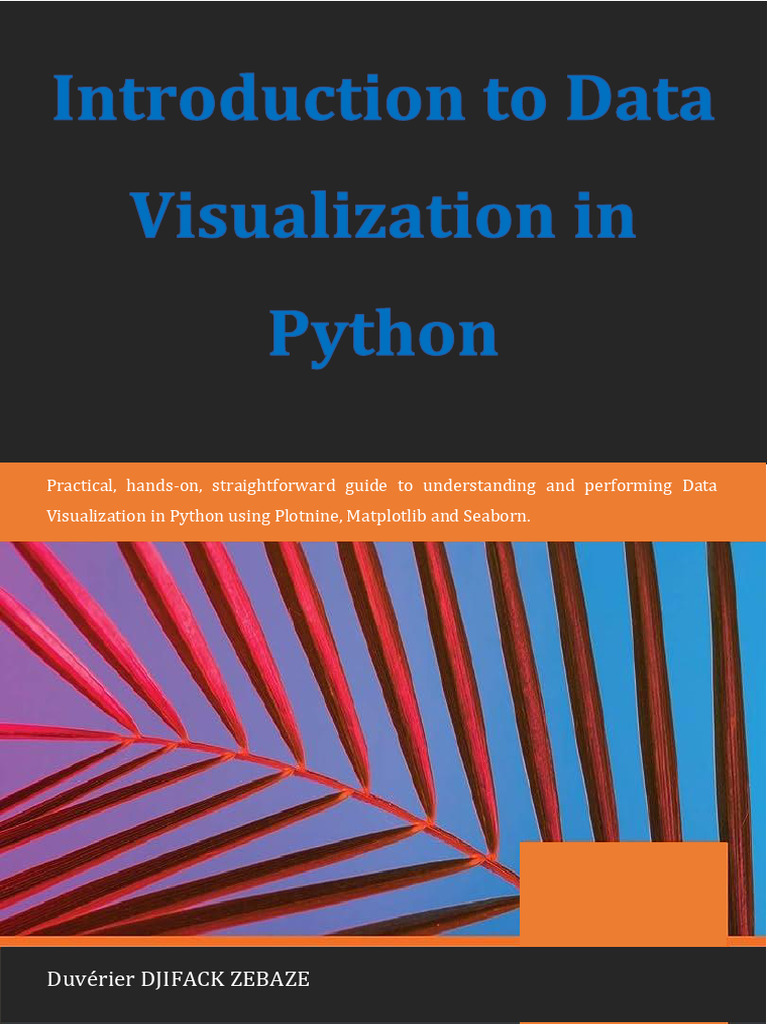 Introduction to data visualization in python pdf microsoft excel