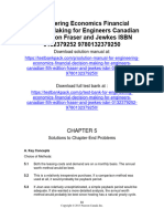 Engineering Economics Financial Decision Making for Engineers Canadian 5th Edition Fraser Solutions Manual 1