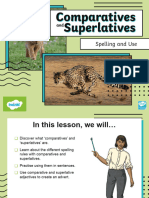 Comparatives and Superlatives