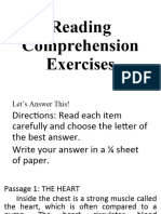 Reading Comprehension