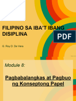 Module 8-9-10 Filipino Sa Ibat Ibang Disiplina