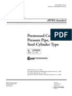 AWWA C301 - 2007 - Prestressed Concrete Pressure Pipe, Steel-Cylinder Type