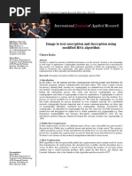 Image To Text Encryption and Decryption Using Modified RSA Algorithm